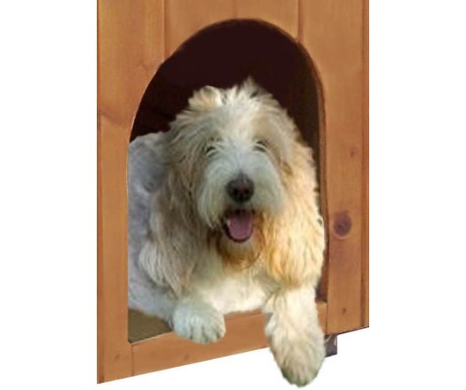 Niche pour petits  chiens, Bois, 0.70 x 1.10m, 0.77m²