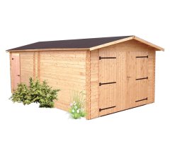 Garage Denis, Douglas Madriers 28mm, 3.50 x 5.40m, 19.00m²