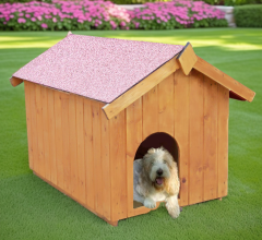 Niche pour petits  chiens, Bois, 0.70 x 1.10m, 0.77m²